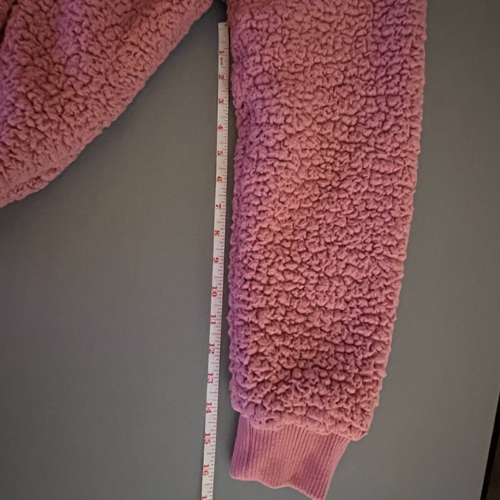 SUMMER SALE: Ci Sono Pink Sherpa women’s Hoodie - Picture 7 of 7